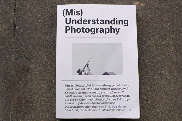 Reader (Mis)Understanding Photography, 2014